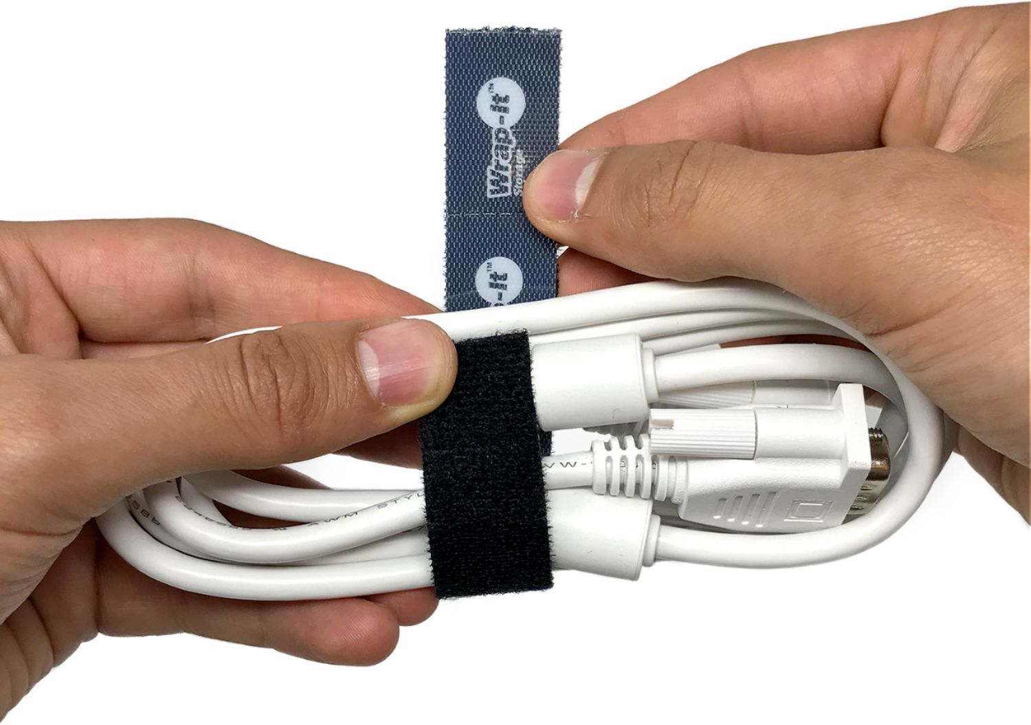 NEW Wrap-It Storage 400-6BLTD Self-Gripping Perforated Hook/Loop 6.5ft Tape Roll
