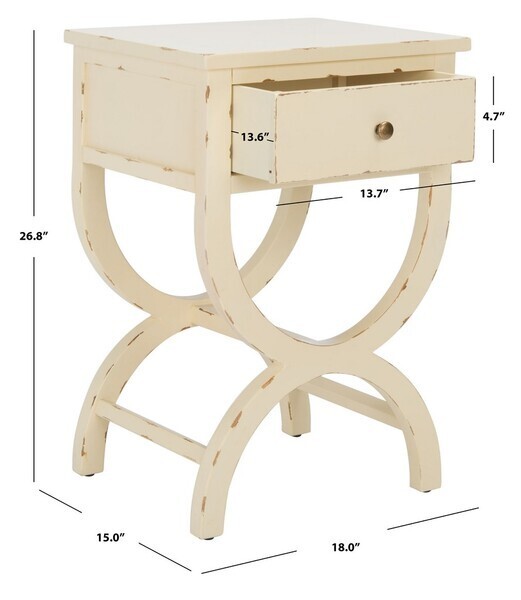 Safavieh Accent Table With Storage Drawer, Reduced Price 2172724999 AMH6608D
