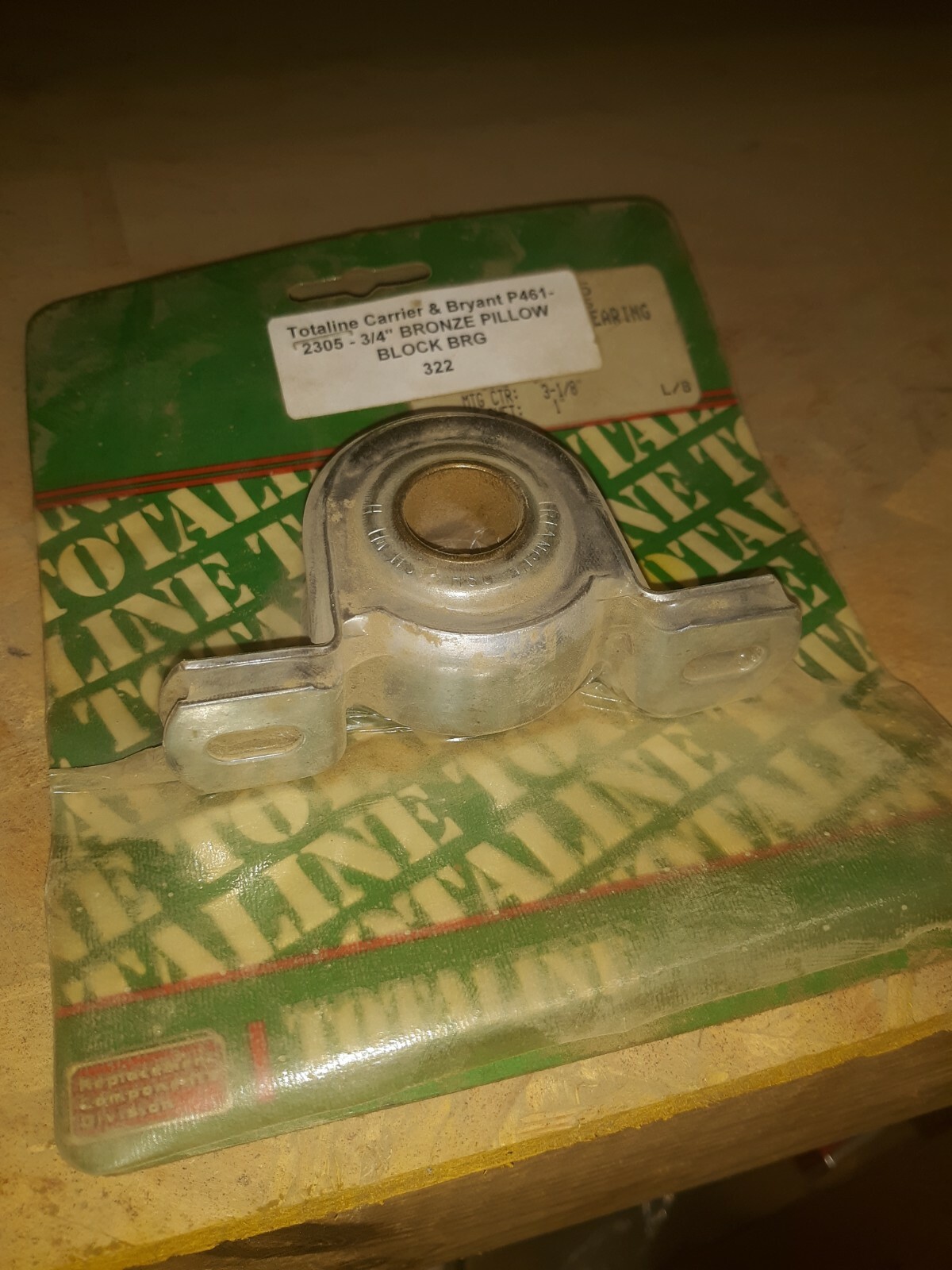 P461-2305 Totaline Carrier & Bryant 3/4" Bronze Pillow Block Reg