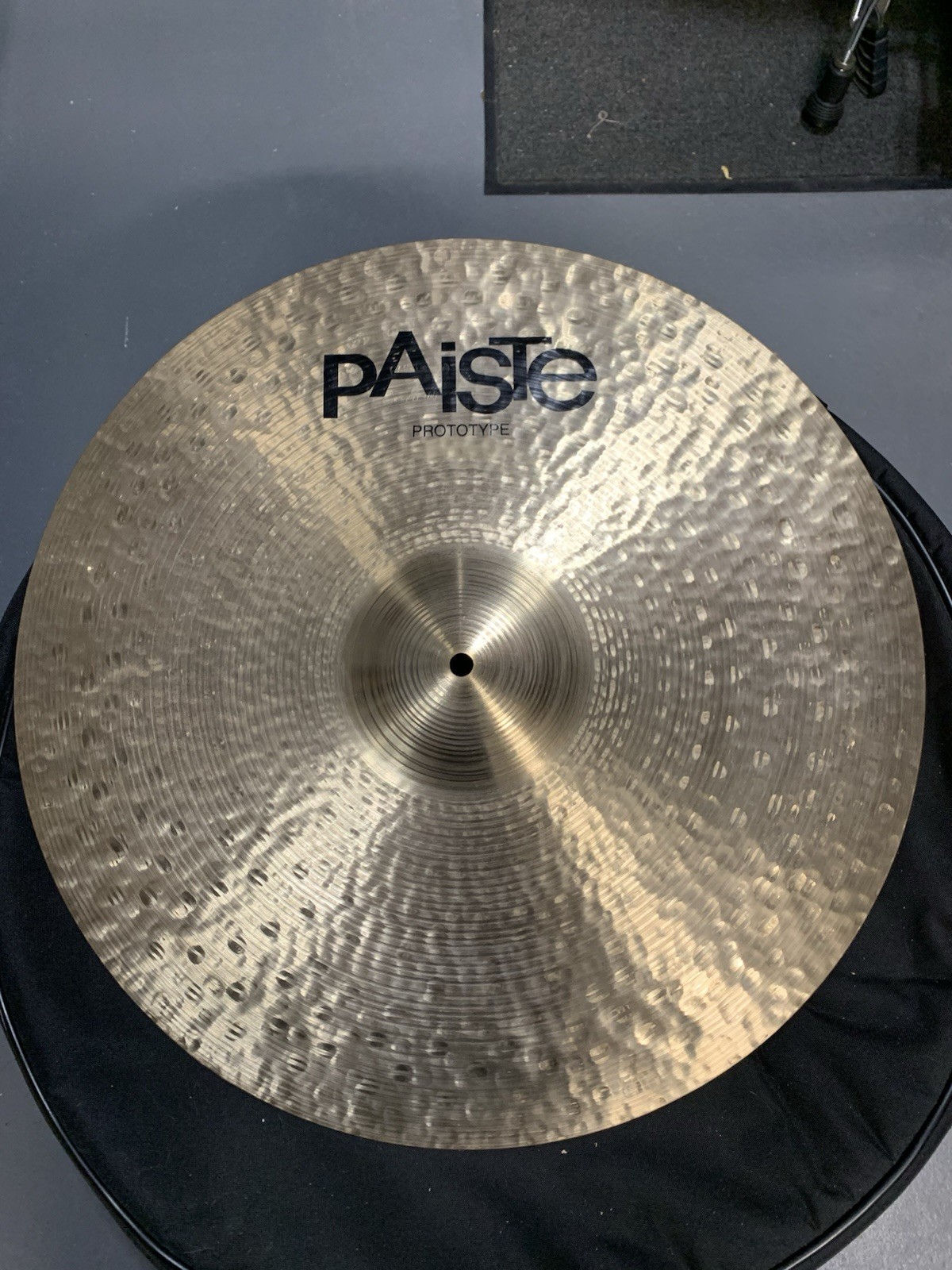 Rare! Paiste Formula 602 Prototype,  20” Dark Ride, No Serial Number!