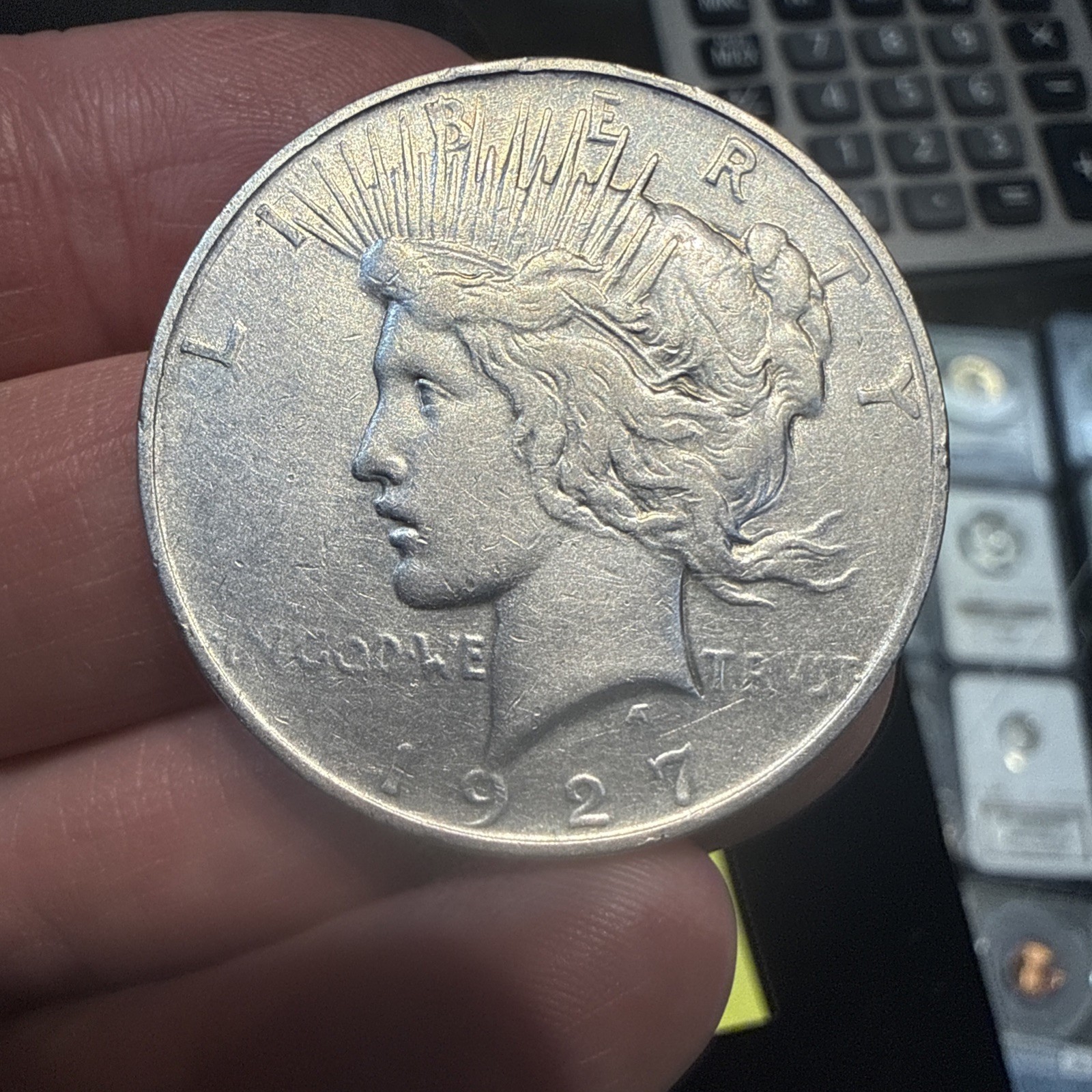 Lot Of 5 Peace Dollars