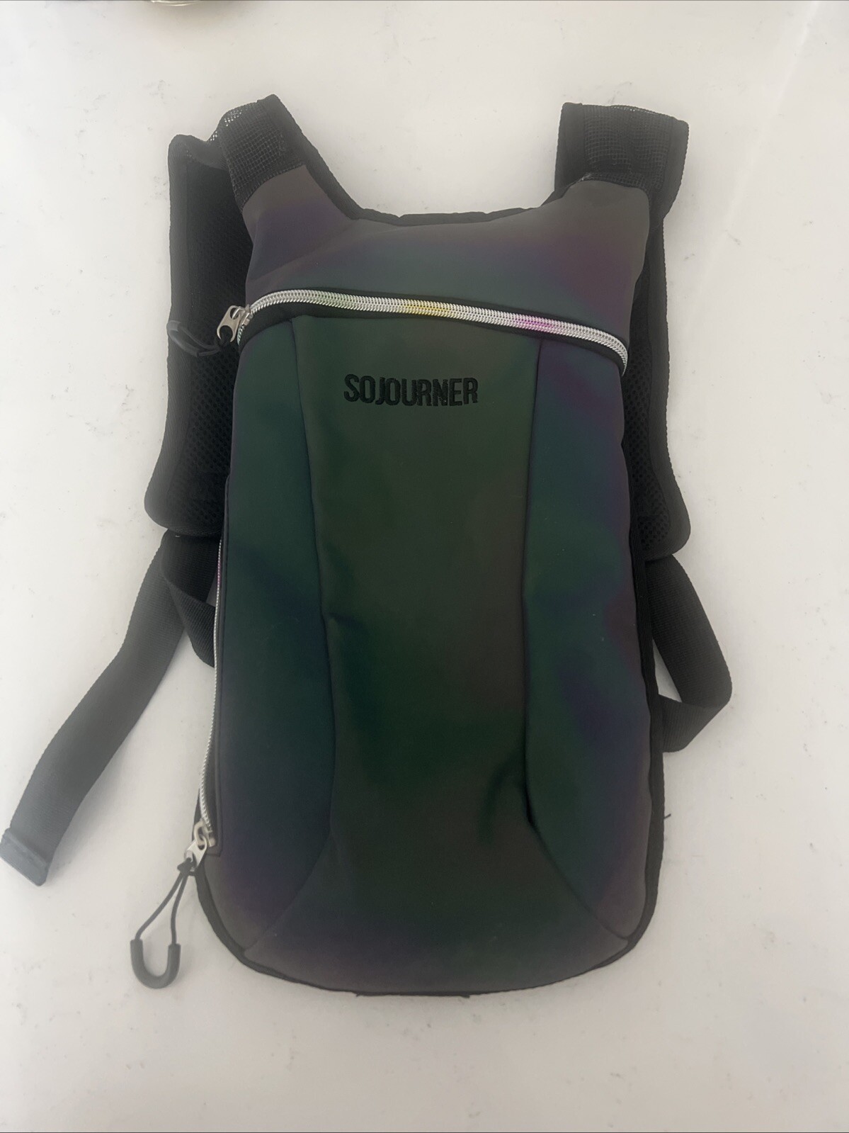 Sojourner Hydration Backpack No Bladder* Metallic Finish Two Zipper Pockets