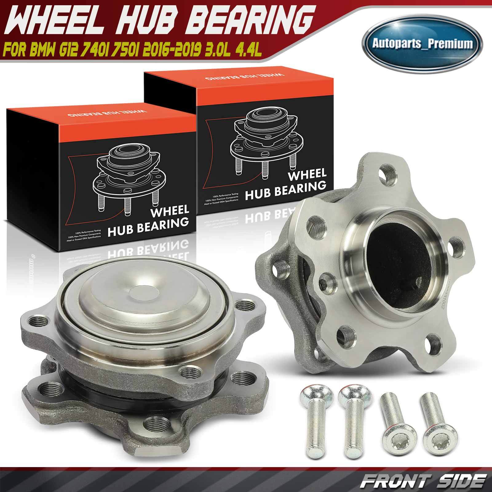 2pcs Front Left & Right Side Wheel Hub Bearing for BMW G12 740i 750i 2016-2019