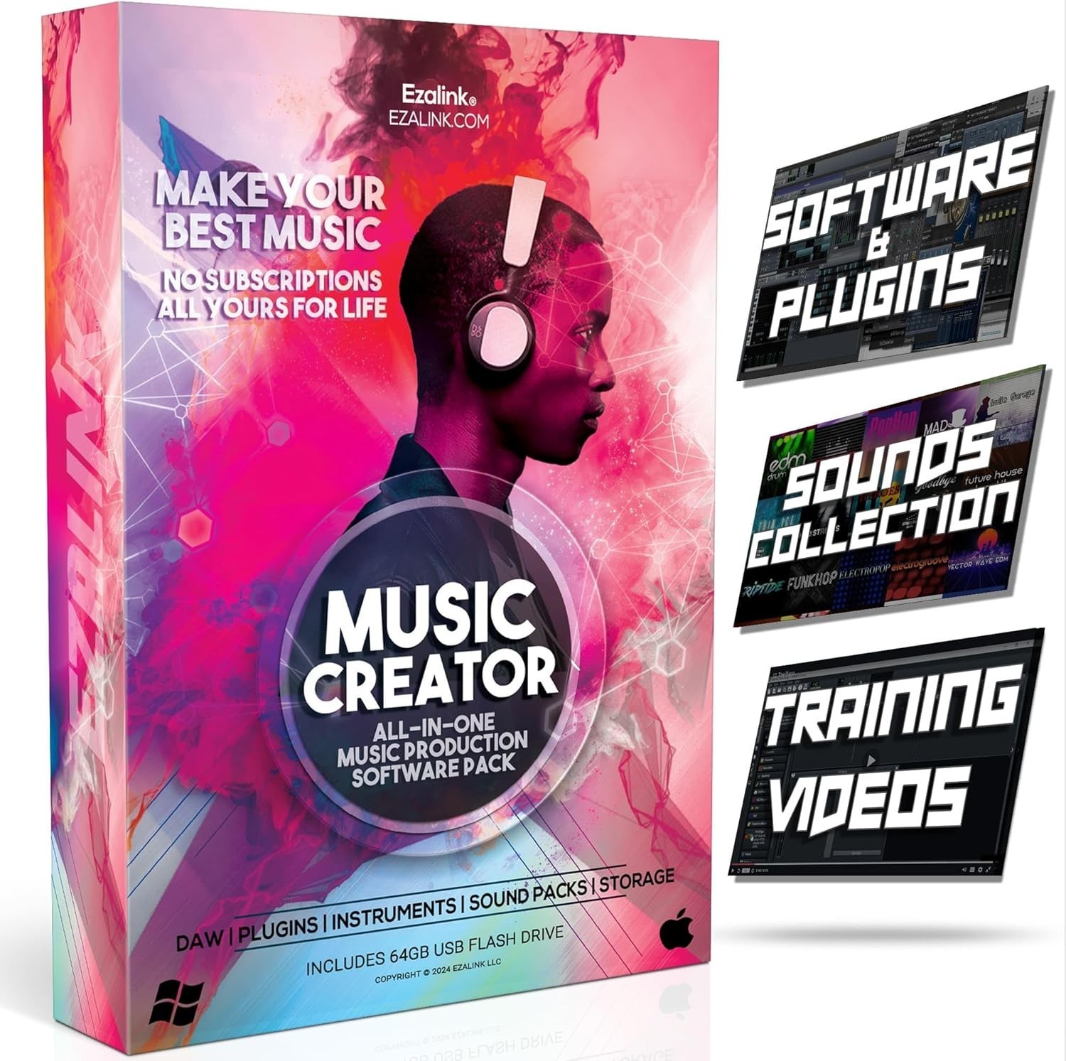 Music Software Bundle - Recording & Editing Tools for PC/Mac=