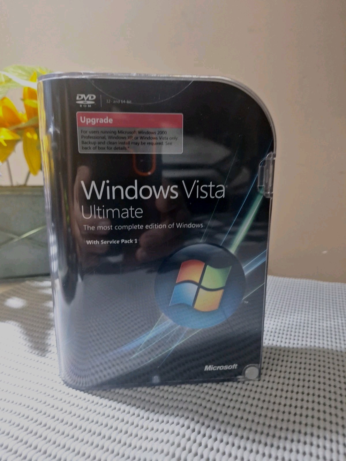 Microsoft Windows Vista Ultimate Upgrade SP1 32 & 64-bit Sealed