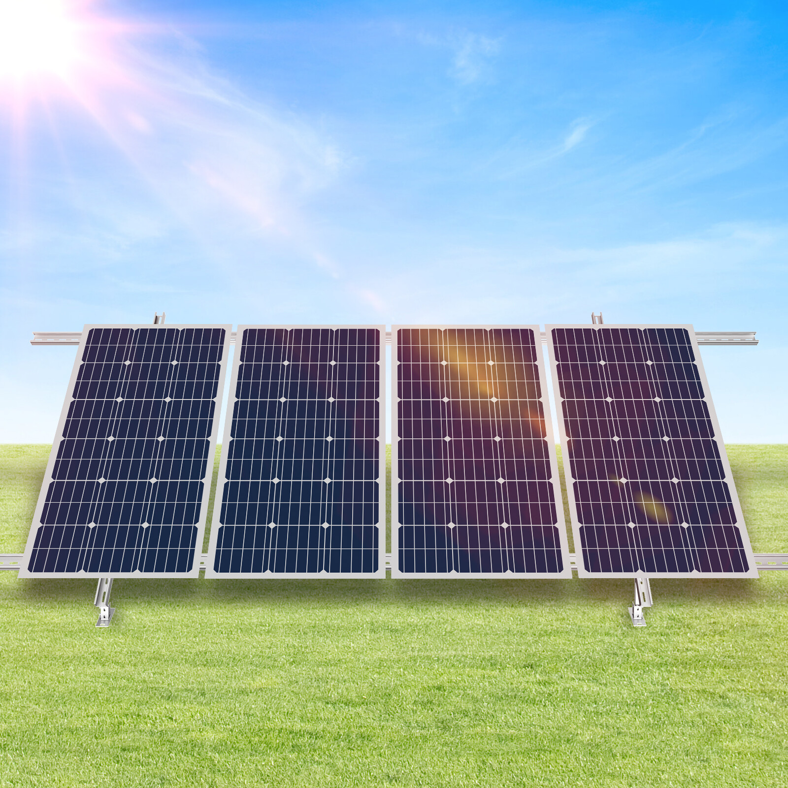 VEVOR Multi-Pieces Solar Panel Mounting Brackets 30°-60° Adjustable Brackets
