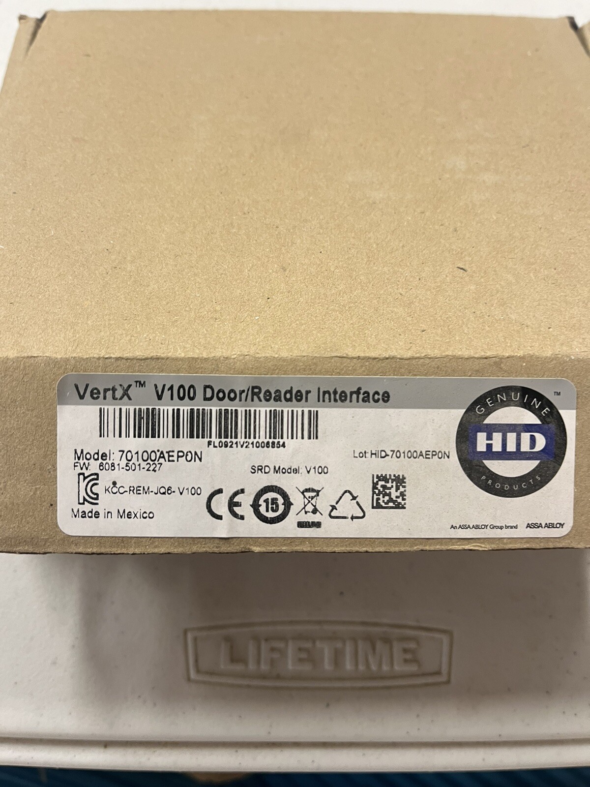 HID VertX V100 Door/Dual Reader Interface Access CardController 70100AEP0N