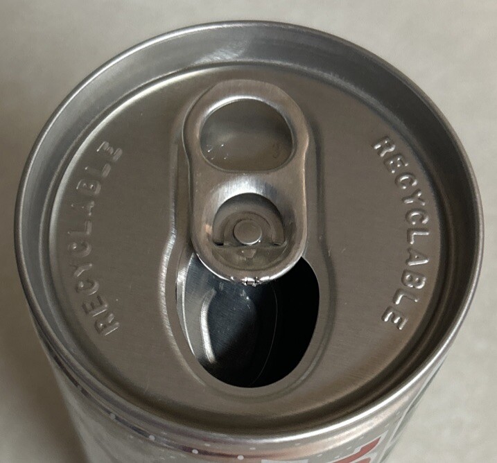 Vintage DIET 7UP 280ml. Empty Silver Pull Tab Aluminum Soda Can, CANADA