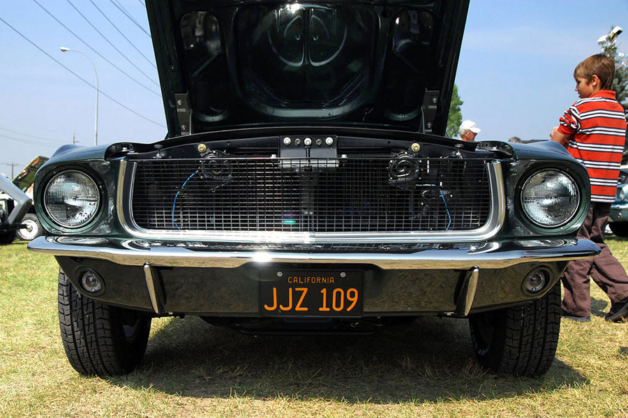 Bullitt | Steve McQueen's Mustang | JJZ 109 | STAMPED Prop License Plate Combo