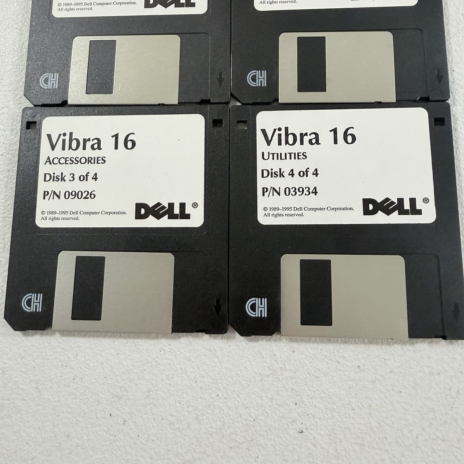 Dell Vibra 16 Installation Applications Accessories Utilities 3.5” Floppy Disk