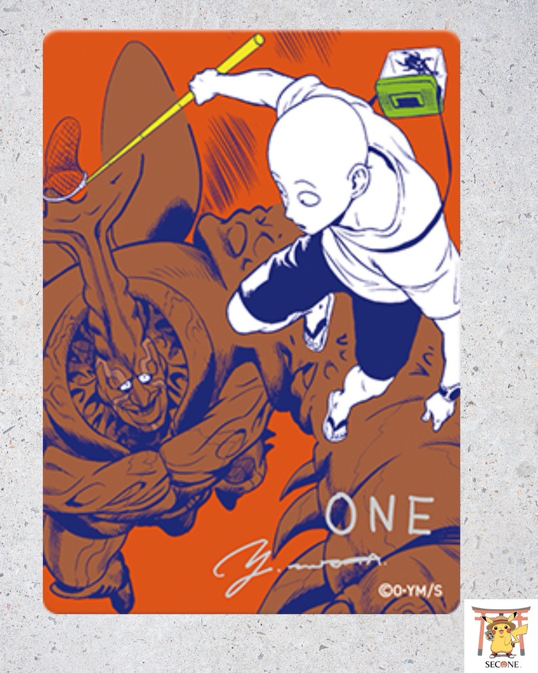 Natsucomi ONE PUNCH MAN Saitama One Jump 2026 Meta-Kira Promo card Japanese