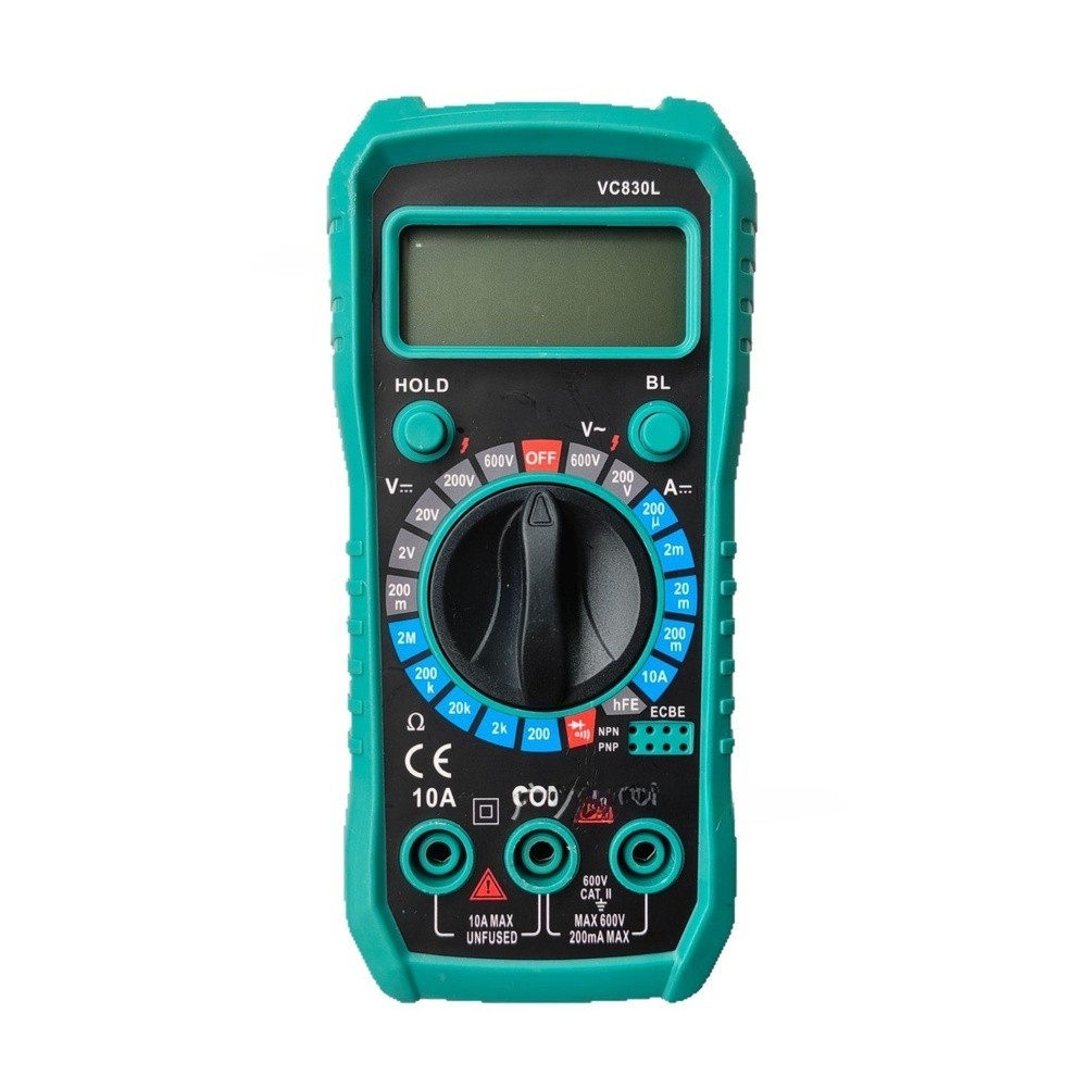 VC830L Digital Multimeter with Backlit LCD Option Not Standard LCD Display