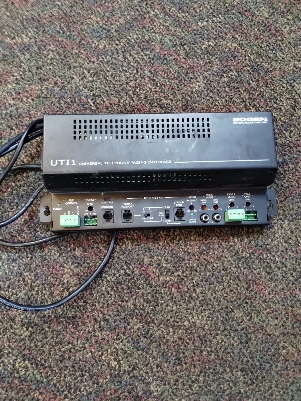 Bogen UTI1 Universal Zone Telephone Paging System Controller