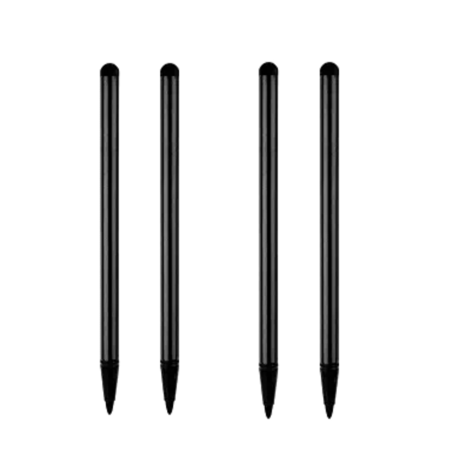 4pcs Black Stylus Pens for Touch Screens, Pen Universal Silver