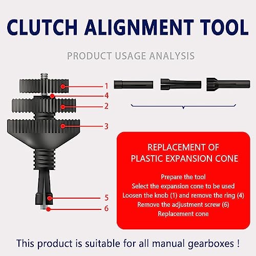 Clutch Alignment Tool,Universal Car Alignment Tool Kit for Most Cars and