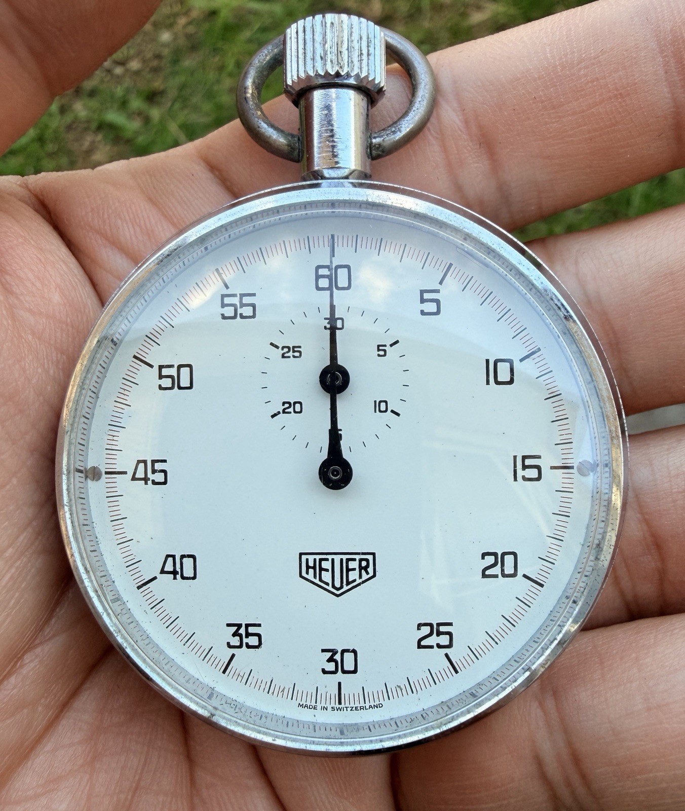 Heuer Vintage Stopwatch HS703-101 Mechanical Winding