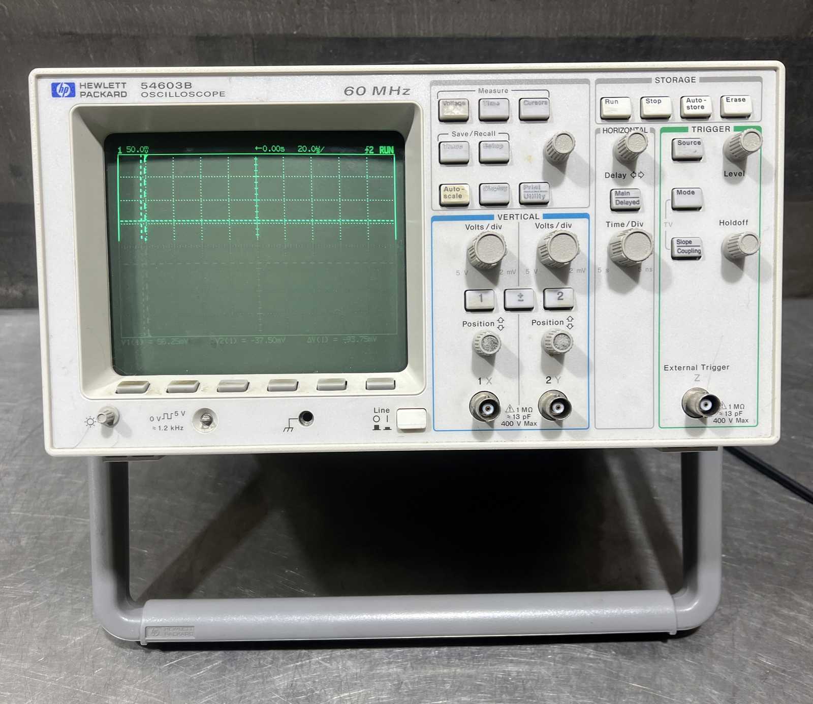 Used Surplus HP HEWLETT PACKARD 54603B OSCILLOSCOPE 60 MHz