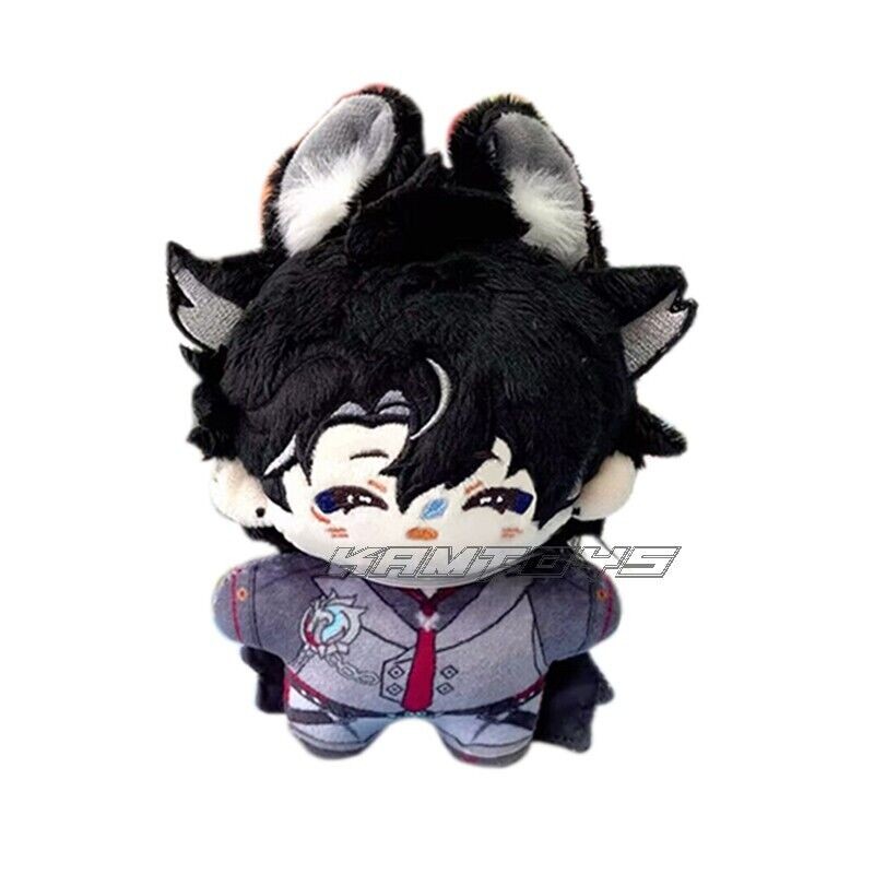 12cm Genshin Impact Wriothesley Plush Doll Anime Stuffed Plushie Keychain Toys