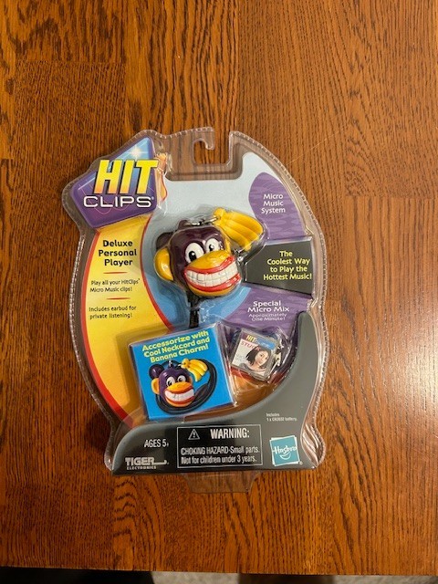Rare HitClips Player: Stacie Orrico 'Stuck' Monkey/Banana Y2K Collectible