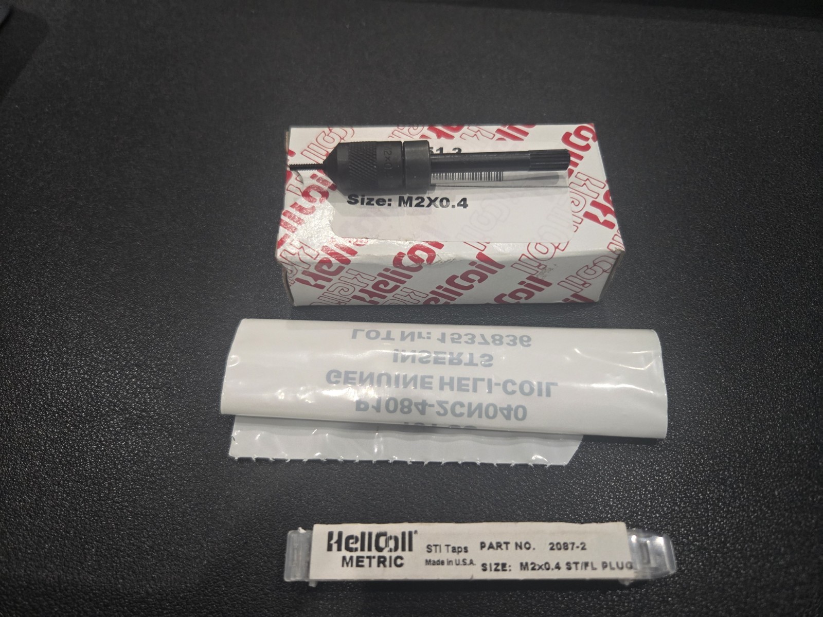 HeliCoil Brand, Metric Coil Thread Repair Tool Insert Set Helicoil, M2