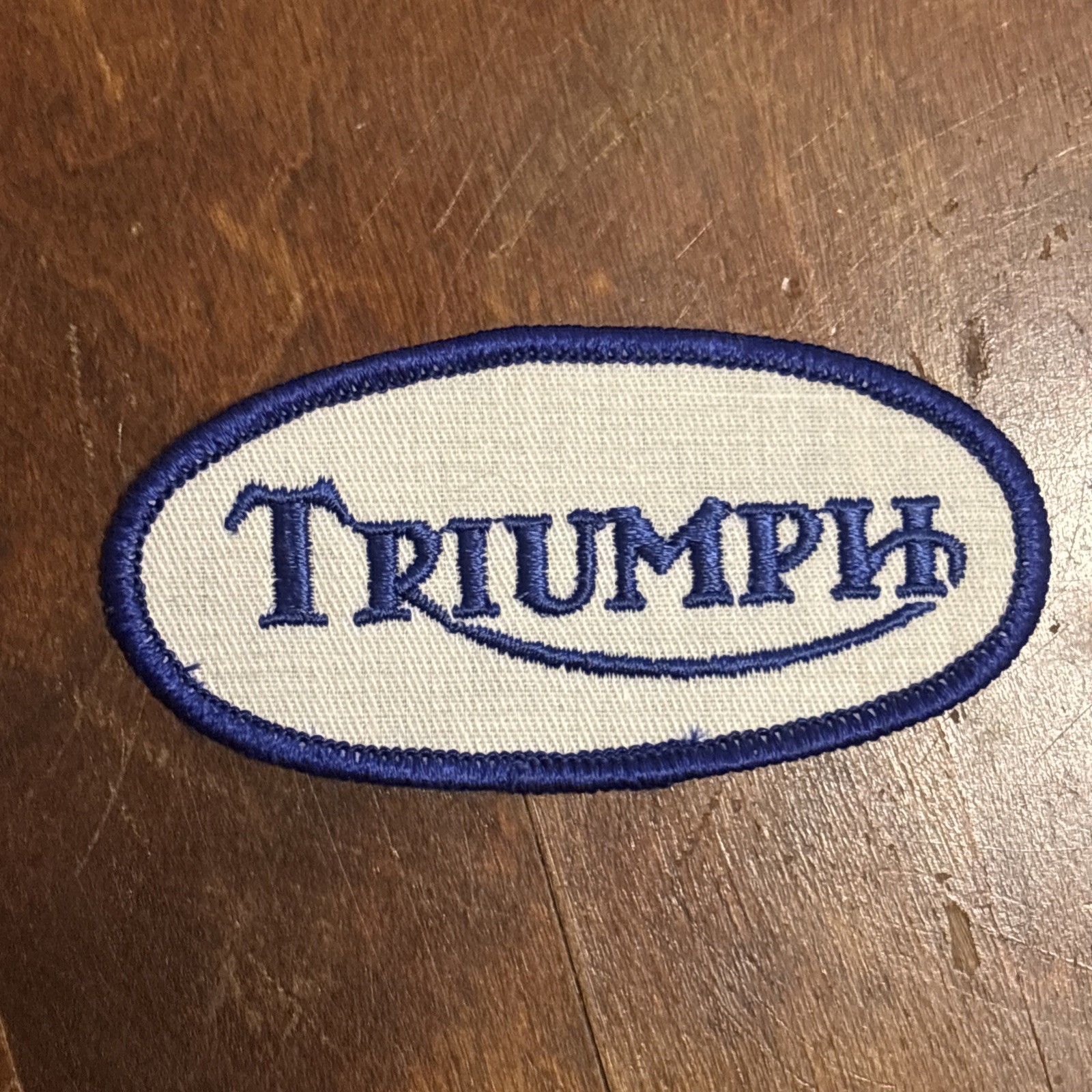 Vintage Triumph Motorcycle Patch