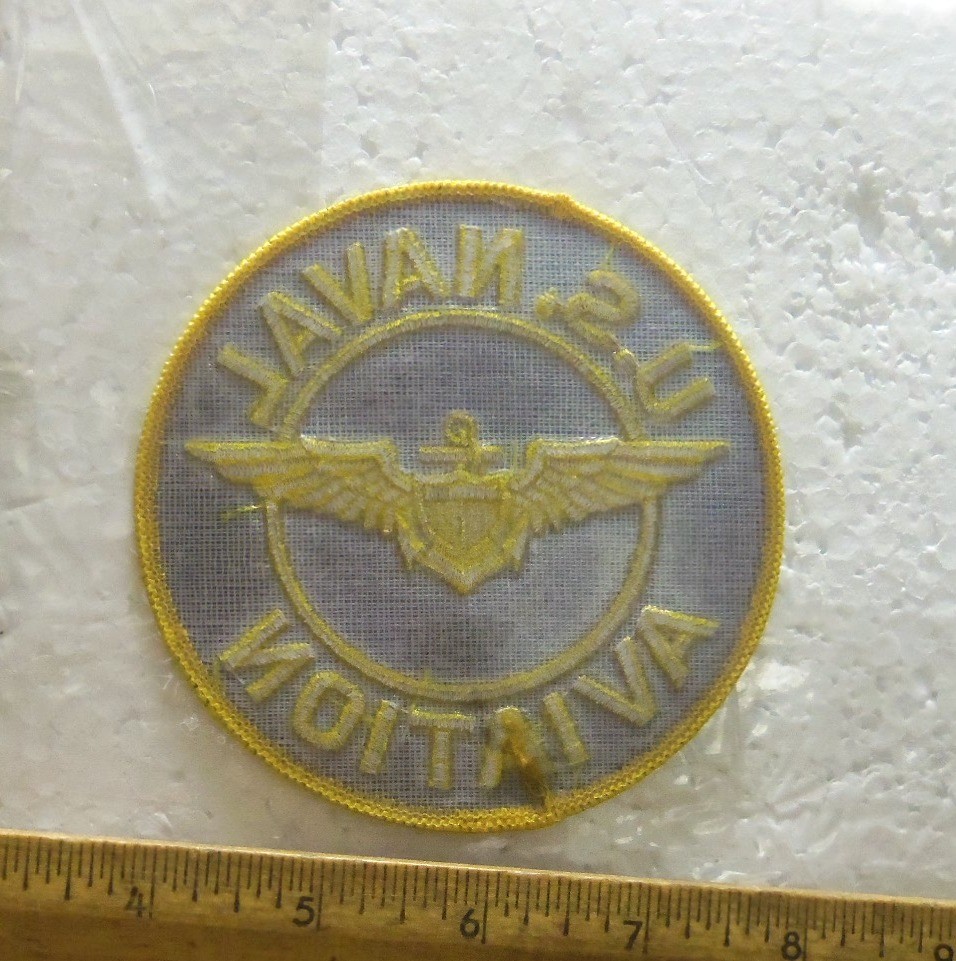 Large U. S. Naval – Aviation Embroidered Patch (NOS)