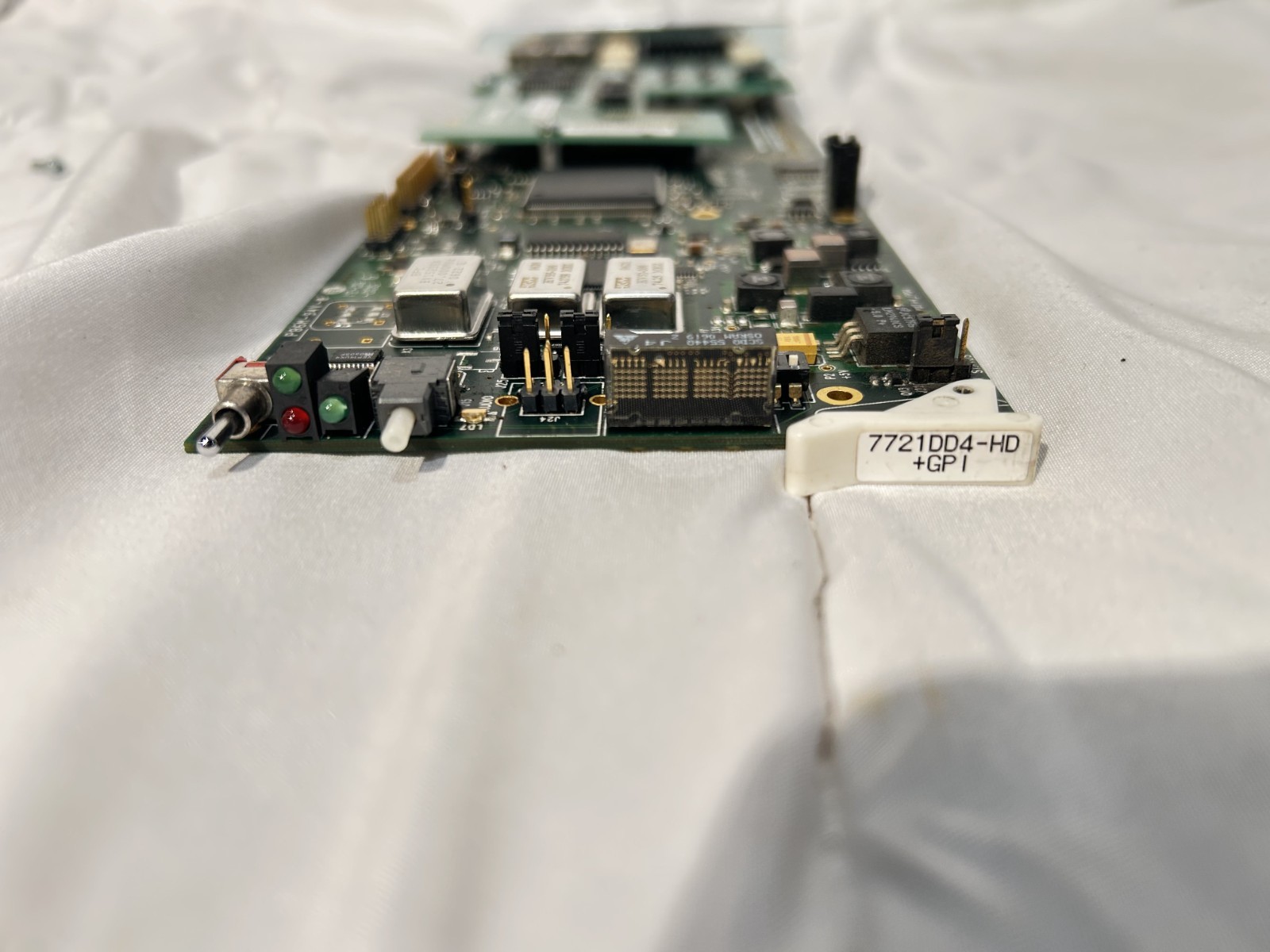 Evertz 7721DD4-HD+GPI HD/SD-SDI Quad Data De-embedder With Back Plane