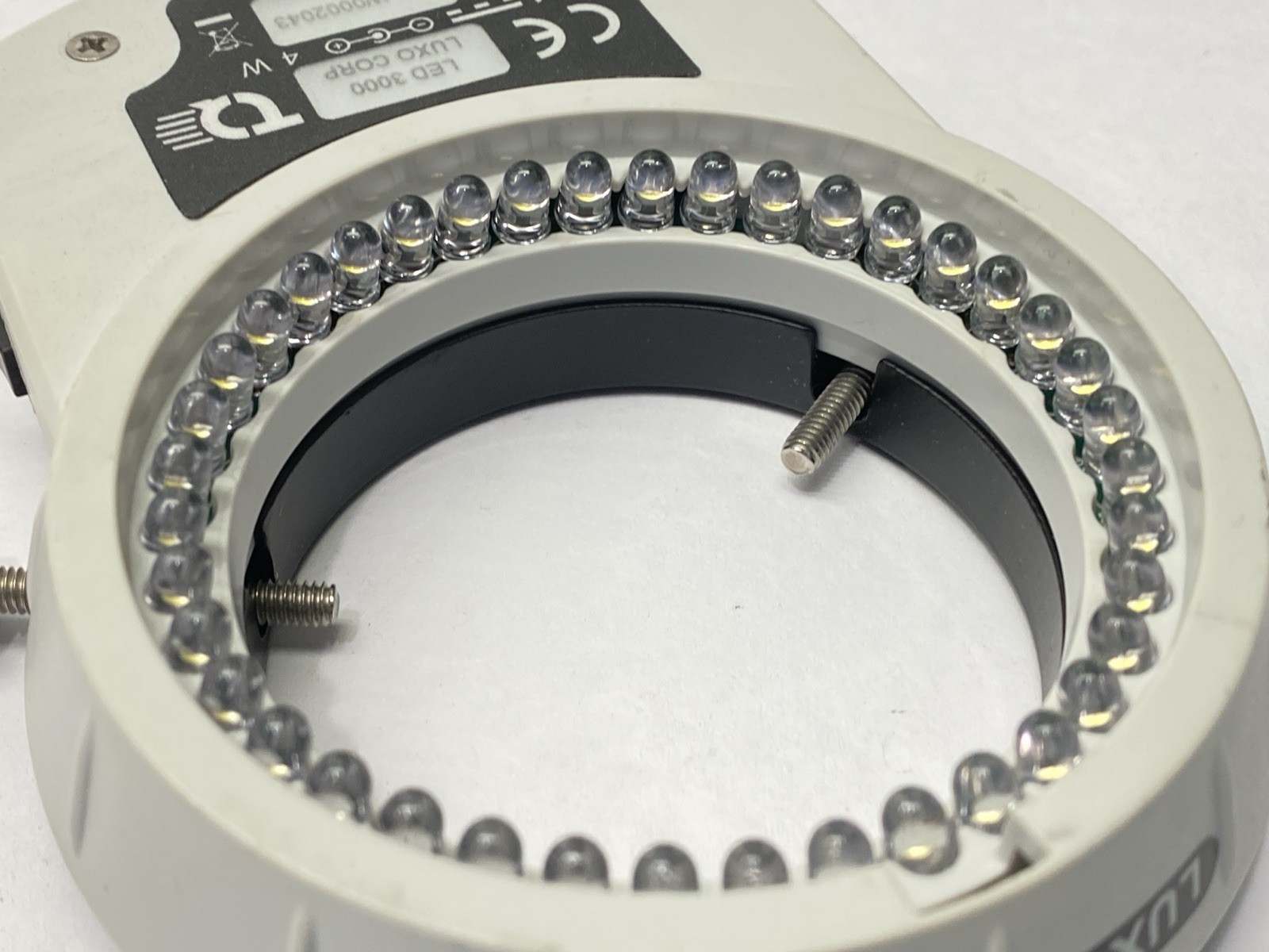 Luxo LED3000 Microscope LED Ring Light NO POWER SUPPLY