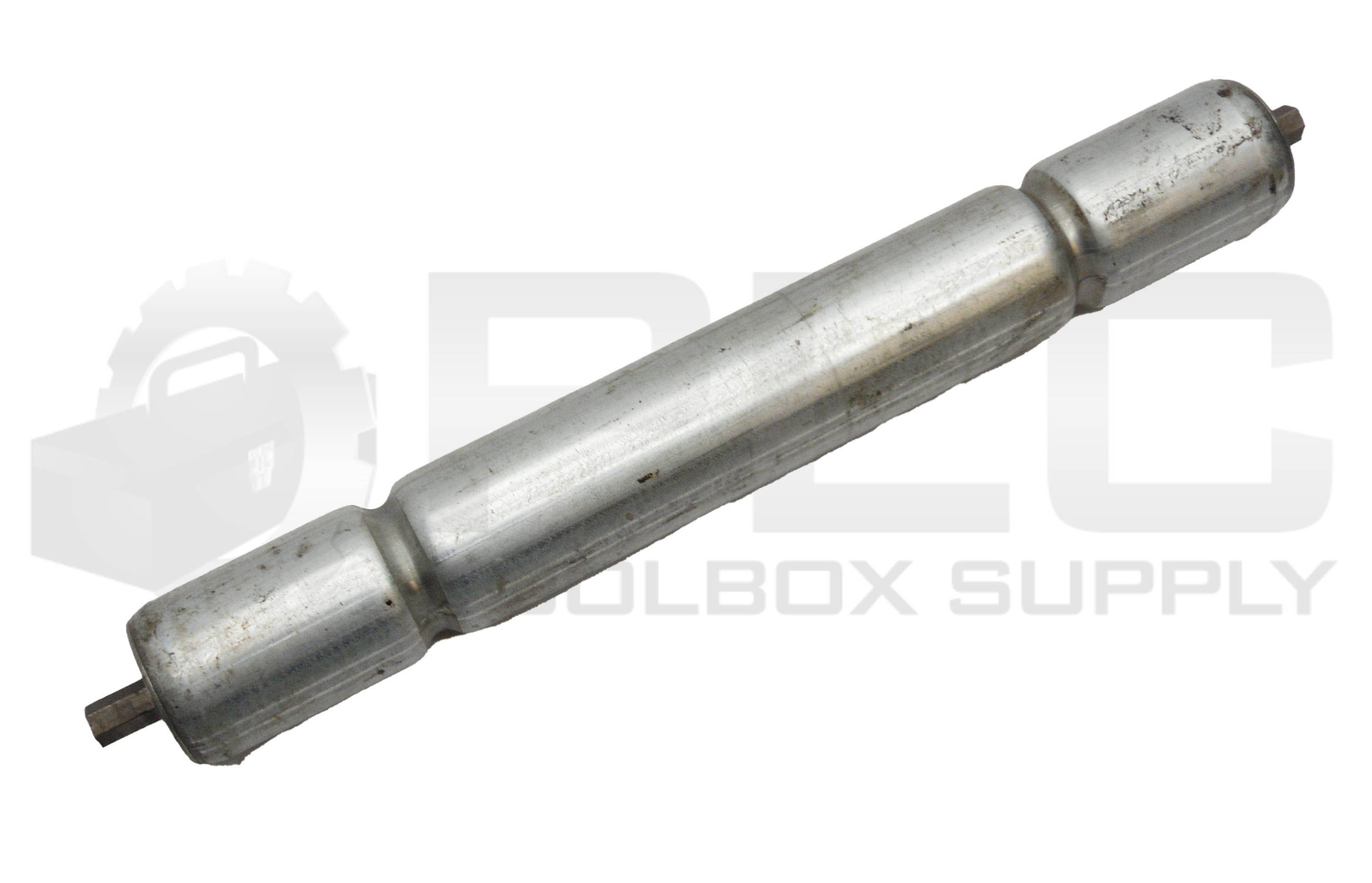 16" STRAIGHT DOUBLE GROOVE CONVEYOR ROLLER 7/16" HEX