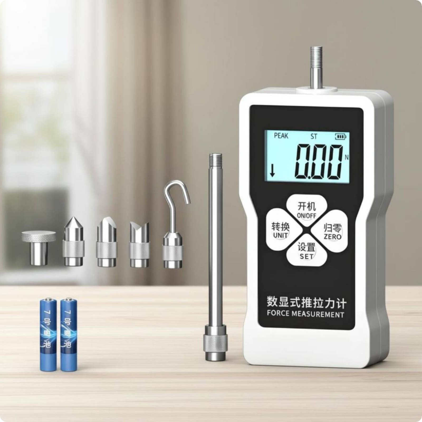 Digital Load Gauge 4 Units Push Pull Load Meter 3 Modes