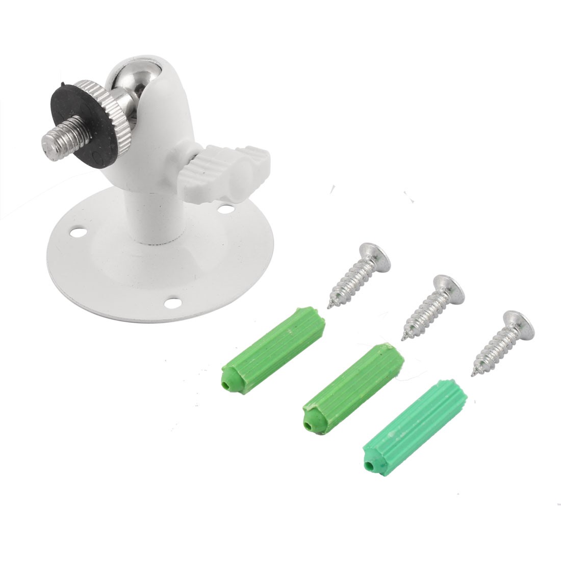 Wall Ceiling Metal CCTV Camera Cam Mount Stand Holder Bracket White