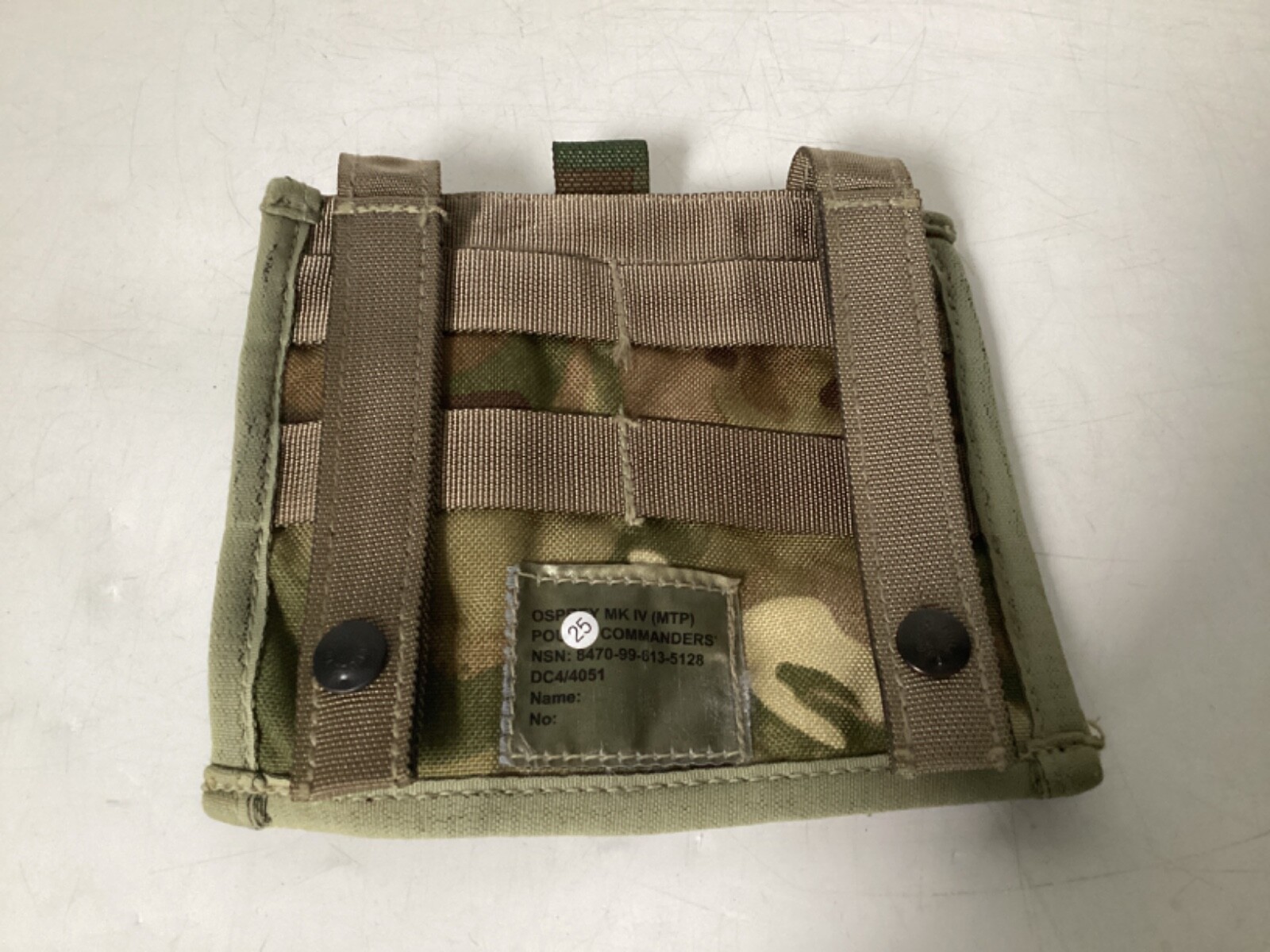 British Army Genuine Issue MTP Osprey Commanders Pouch / Admin Panel Pouch