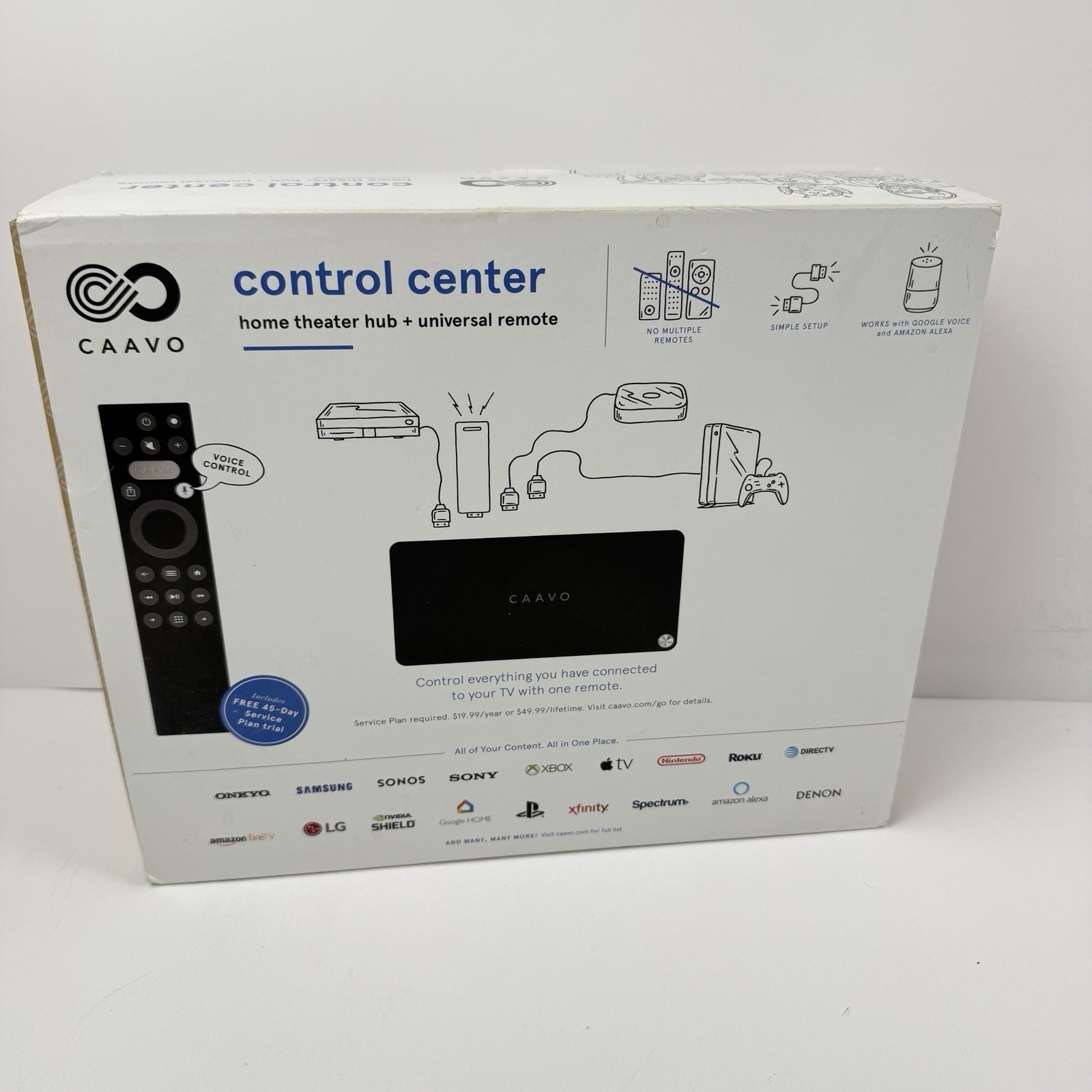 Caavo Control Center Entertainment Hub & Universal Remote w/ Voice Control HDRX4