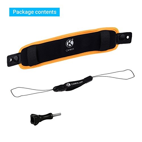 & Headstrap Floater compatible with GoPro Hero 7, 6, 2in1 Floating Wrist Strap