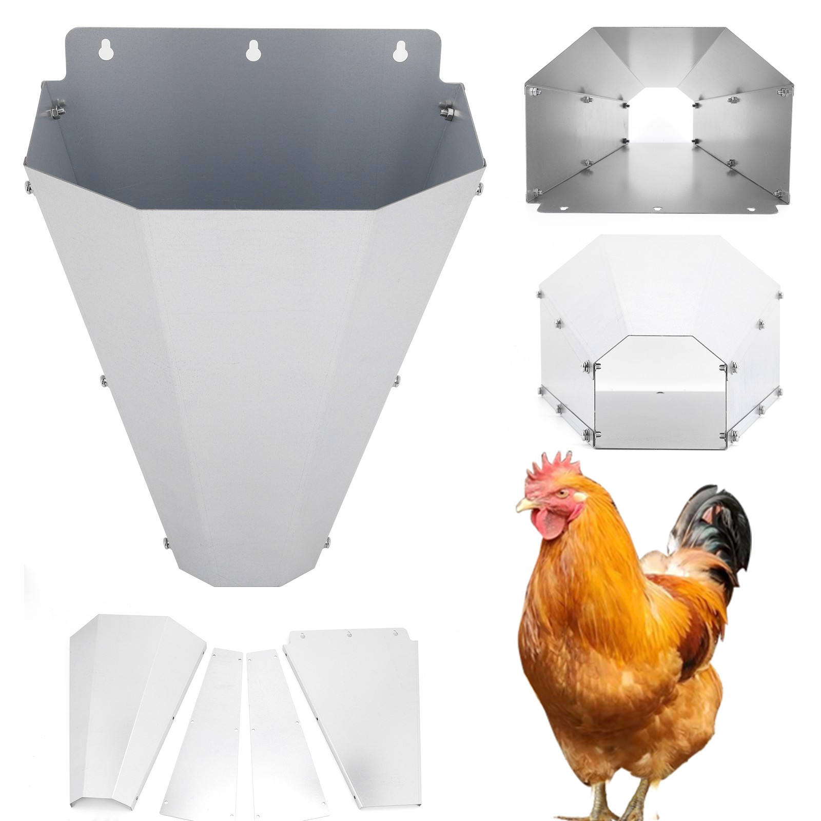 Metal Medium Chicken Cone Poultry Restraining and Processing Tool for Poultry