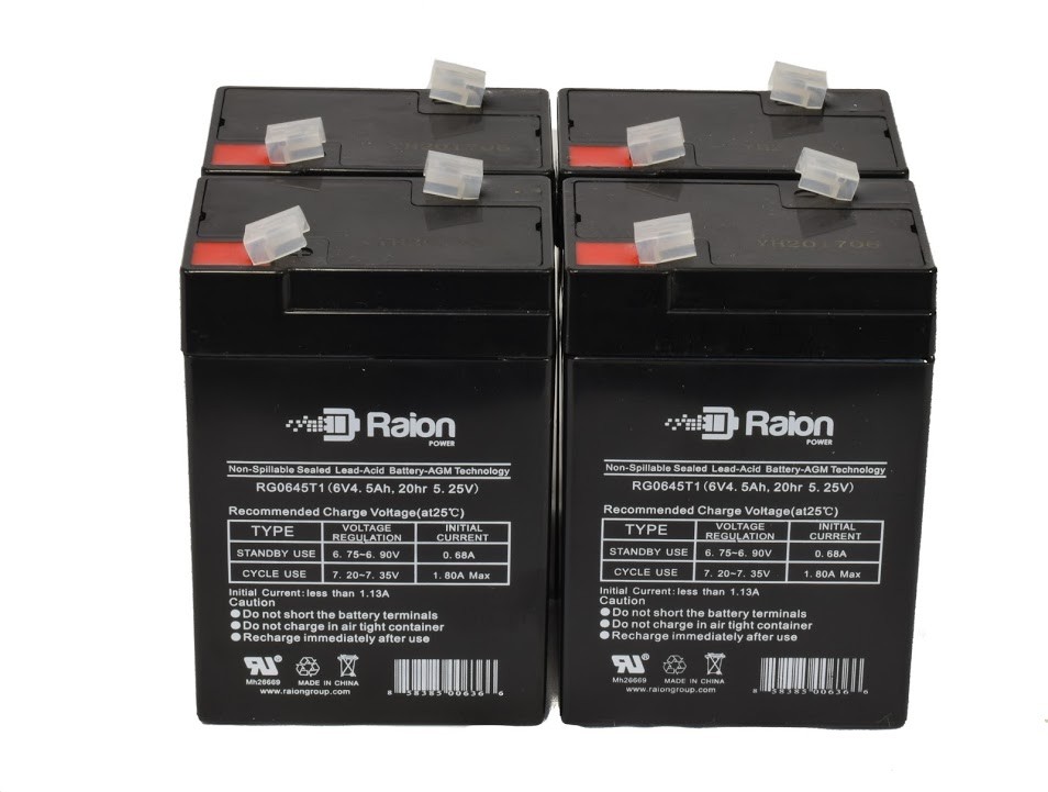 6v 4.5Ah replacement battery for Arjo Encore Patient Lift Battery KPA0100   4pk