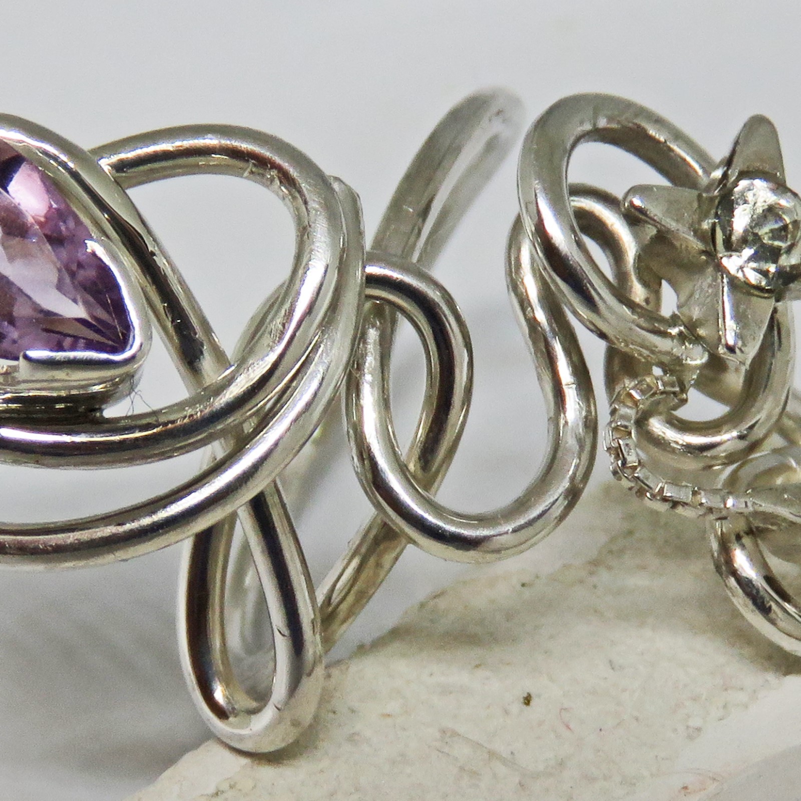 Unique Sterling Silver Hand Crafted Upcycled Flexi-Ring By SoniaMcD
