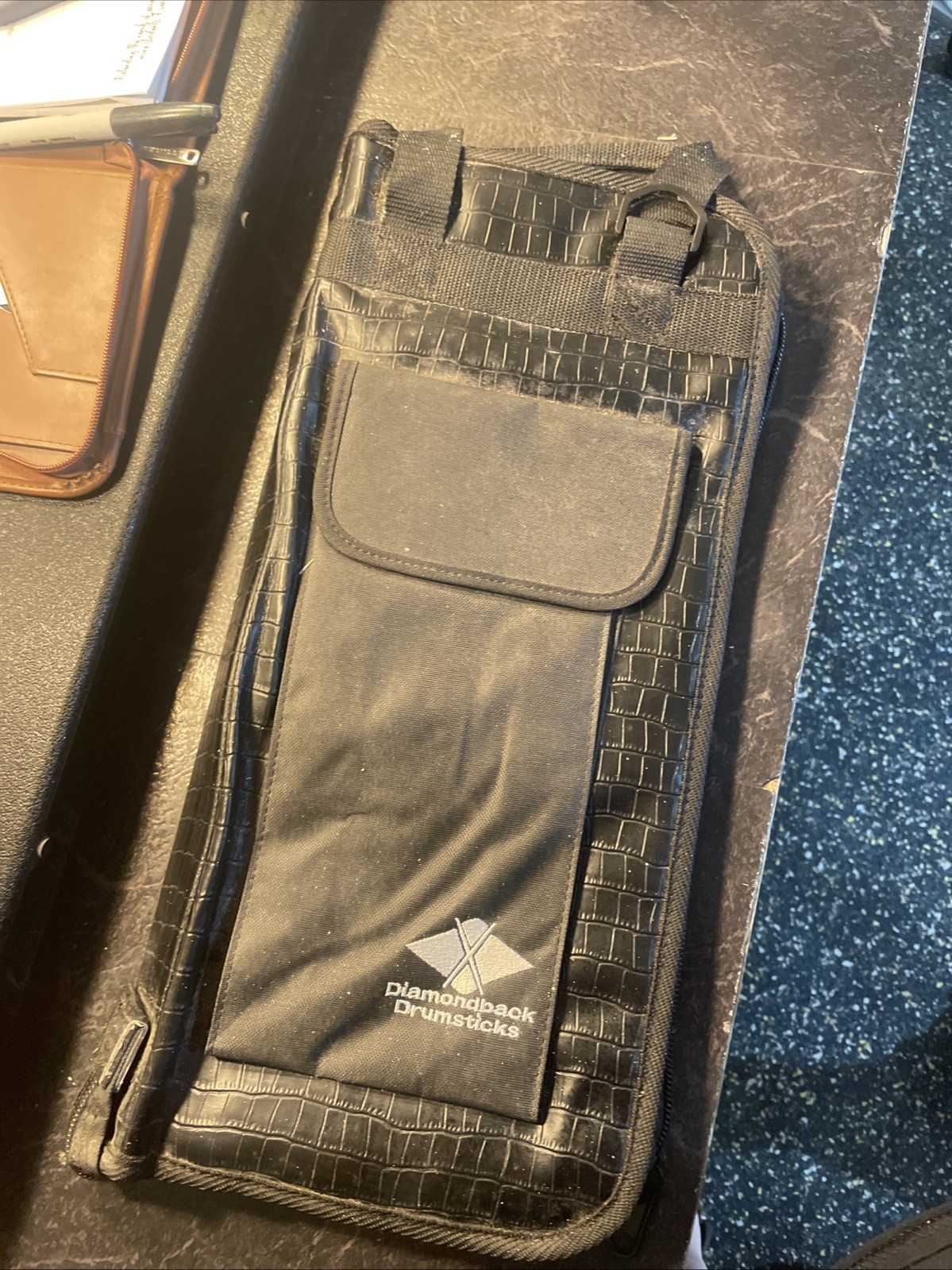 Diamondback Alligator Skin Drumstick Bag