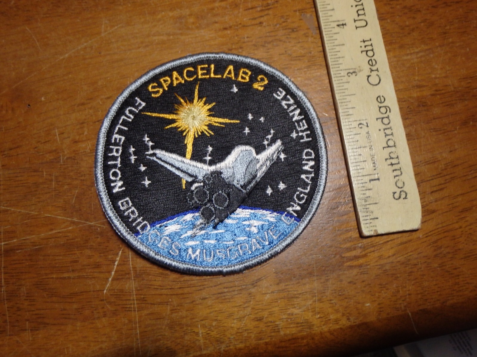 SPACELAB 2 SPACE SHUTTLE MISSION ASTRONAUTS APOLLO GEMINI PATCH BX AA#1