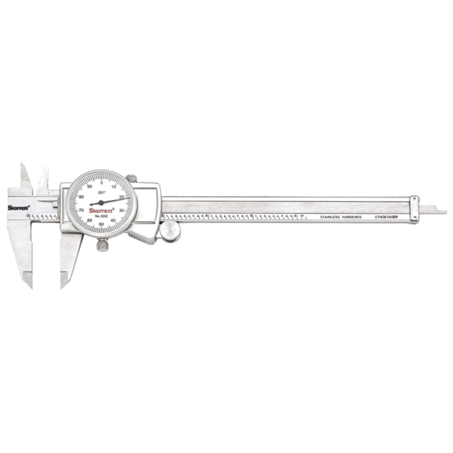 Precision Dial Caliper 0-6" | Adjustable Bezel, .001" Grad