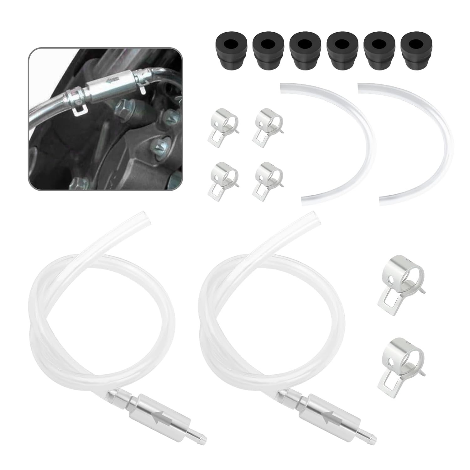 2PCS OFBAND Brake Fluid Bleeder Kit Car Brake Bleeder Tool Kit
