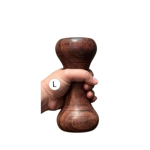 Dumbbell Massage Roller Wooden Handheld Muscle Massage Roller Wood Tool Therapy