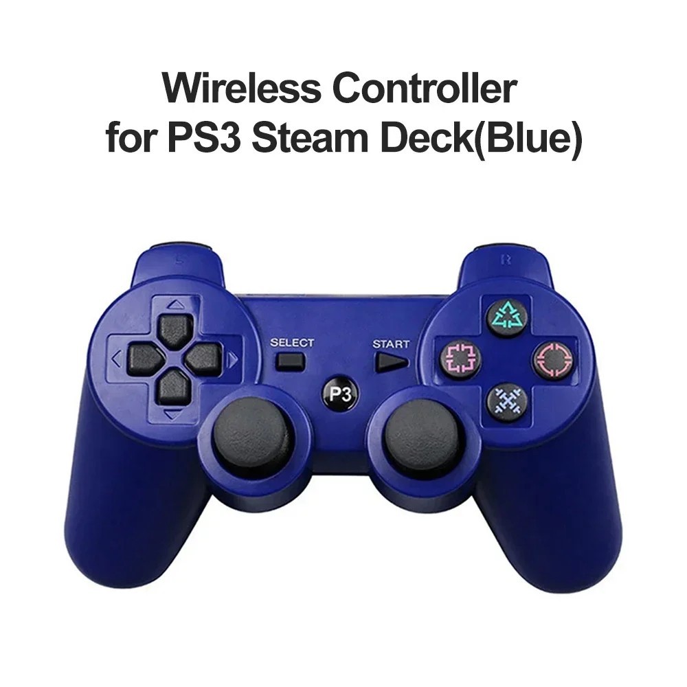 LZJV Bluetooth Wireless PS3 Controller Gamepad Dual Vibration for PC