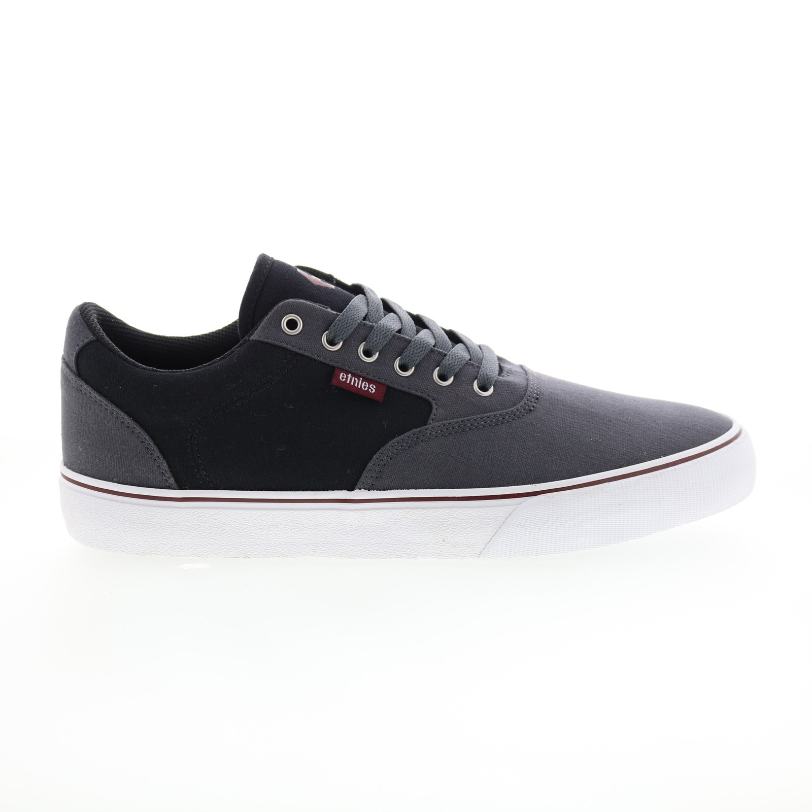 Etnies Blitz 4101000510022 Mens Gray Suede Skate Inspired Sneakers Shoes