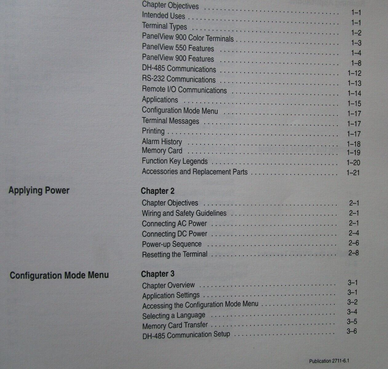Allen Bradley PanelView 550/900 Operator Terminals User Manual 1996
