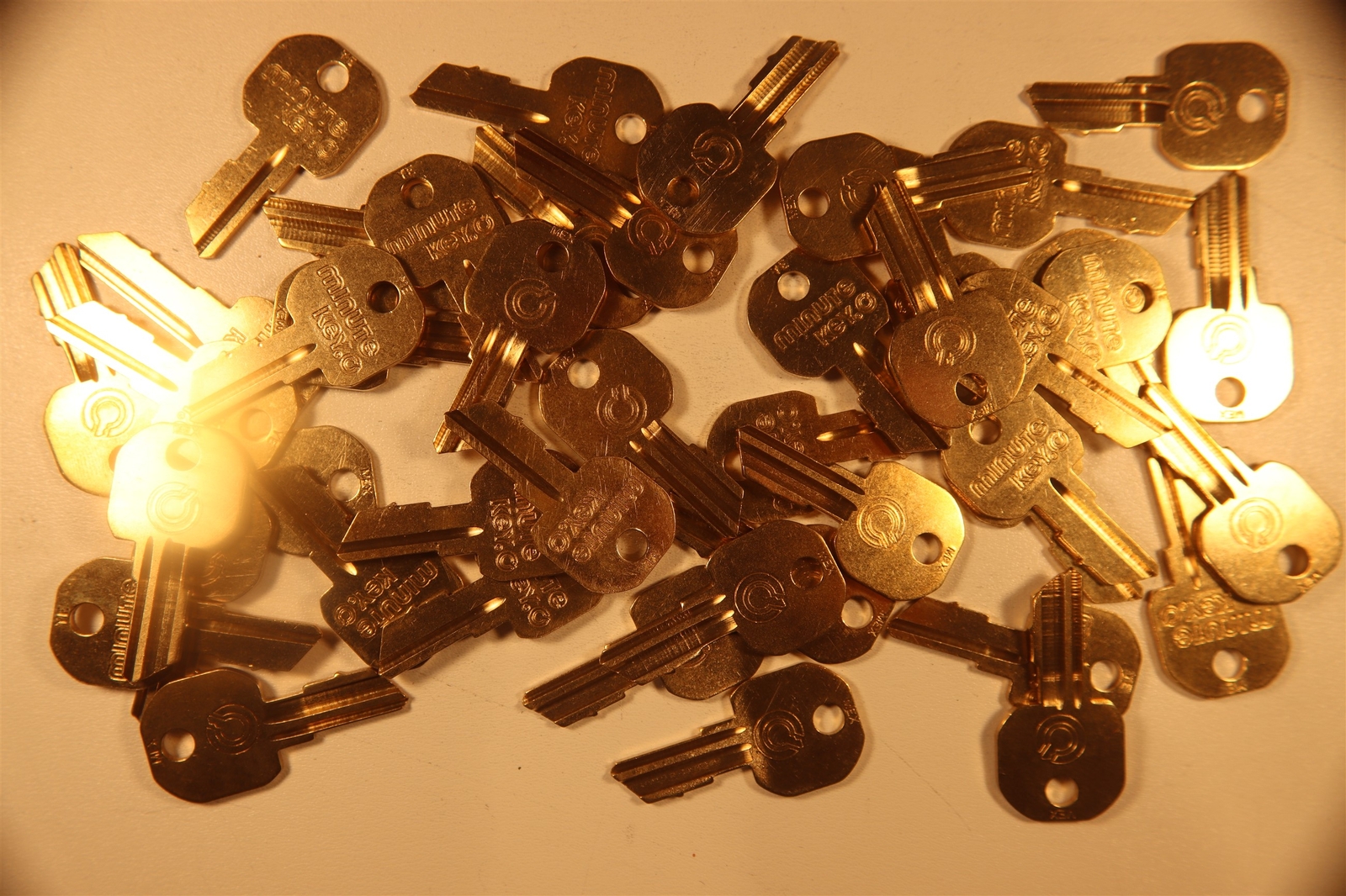 Lot of 45 YALE, Minute Key YE, 4 PIN Ilco compatible 998YE YELLOW BRASS