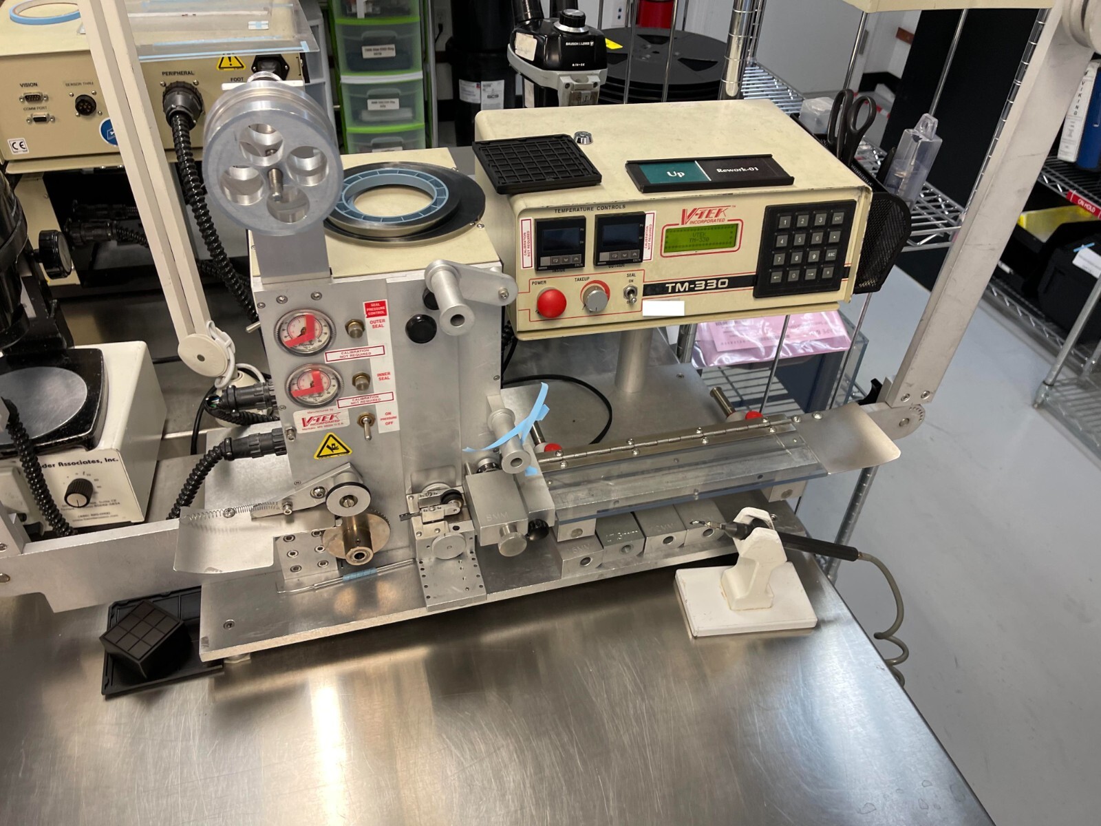 V-Tek TM-330 Tape & Reel Machine