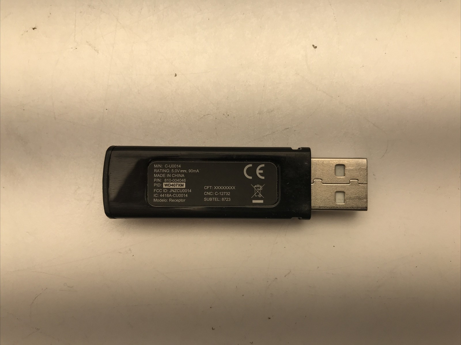 Logitech Presentation Power Point R400 Remote + USB C-U0014 Receiver & case