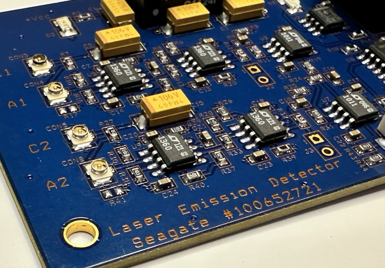 Seagate Laser Emission Detector PCB Board 100652721 Optical Sensor Assembly