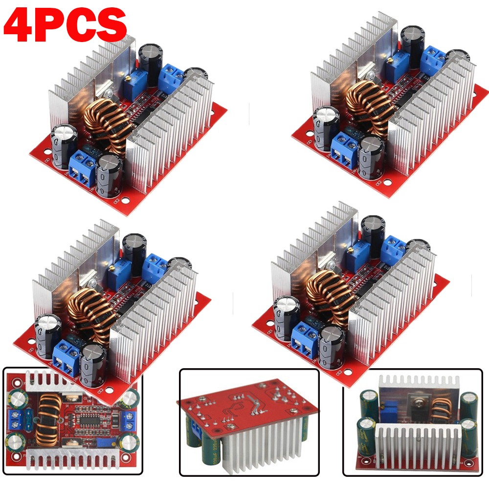 4PCS 400W 15A DC-DC Step Up Boost Voltage Converter Power Supply Module Drive